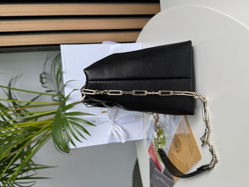 Сумка Dior Bow Small Bag in Black Lambskin 0503 фото