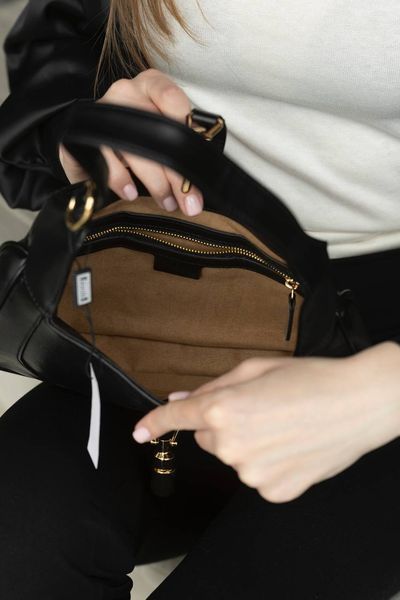 Cумка Gucci Jackie 1961 Medium Bag in Black Leather/Gold Hardware 0305 фото