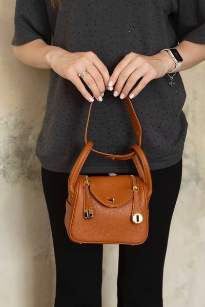 Сумка Hermes Mini Lindy 20 in Gold Leather/Gold Hardware 0519 фото