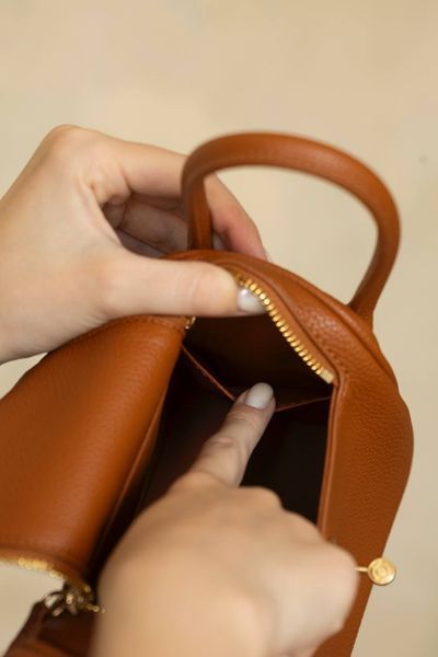 Сумка Hermes Mini Lindy 20 in Gold Leather/Gold Hardware 0519 фото
