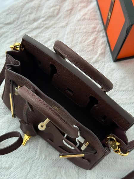 Сумка Hermes Birkin 20 in Chocolate Leather/Gold Hardware 8215 фото
