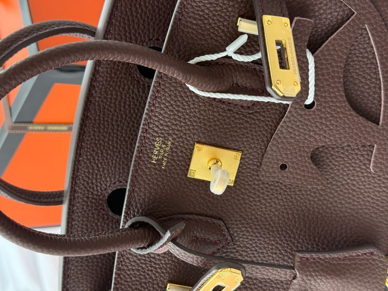 Сумка Hermes Birkin 20 in Chocolate Leather/Gold Hardware 8215 фото