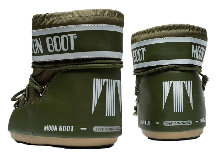 Жіночі снігоходи Moon Boot Icon Low Nylon Khaki 35-38 mb002 фото