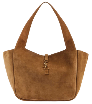 Сумка Saint Laurent Le 5 &Agrave; 7 Bea Suede Tote Bag Golden Leaf 261025 фото