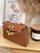 Сумка Hermes Mini Kelly 20 in Gold Epsom/Gold Hardware 255 фото 7