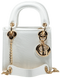 Сумка Christian Dior Mini Lady Dior Bag in White Lizard Leather 0364 фото 1