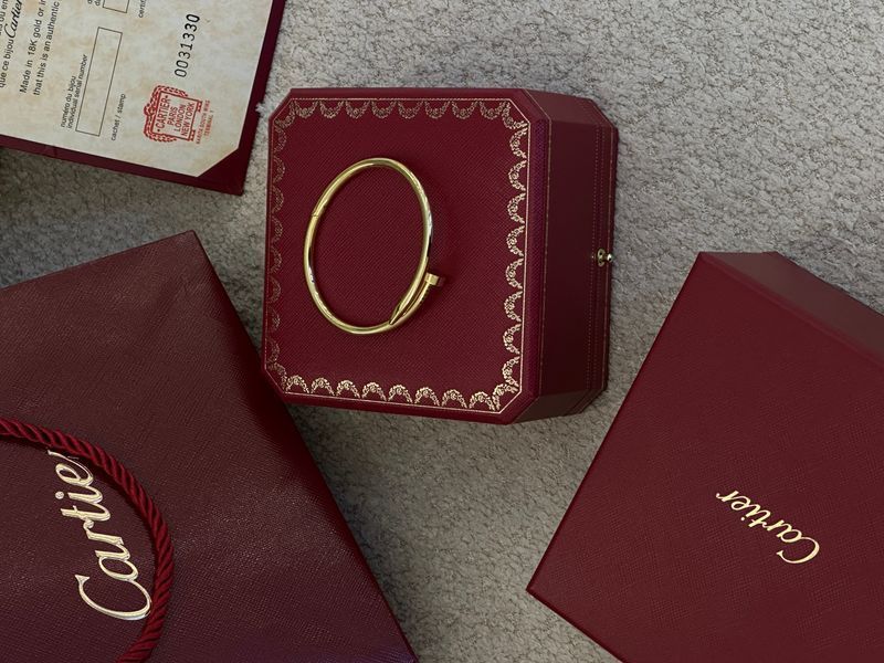 Браслет Cartier Juste un Clou Bracelet 18K Yellow Gold JW0204 фото
