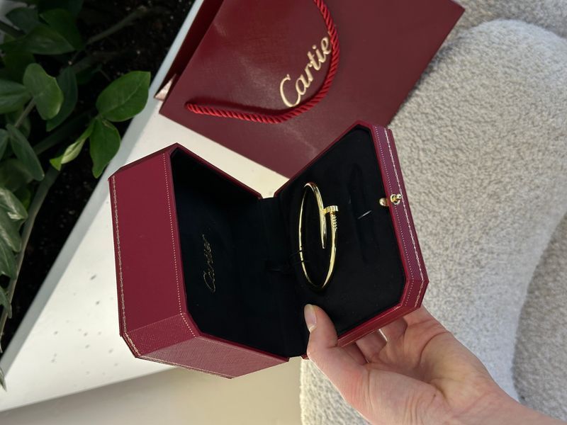 Браслет Cartier Juste un Clou Bracelet 18K Yellow Gold JW0204 фото
