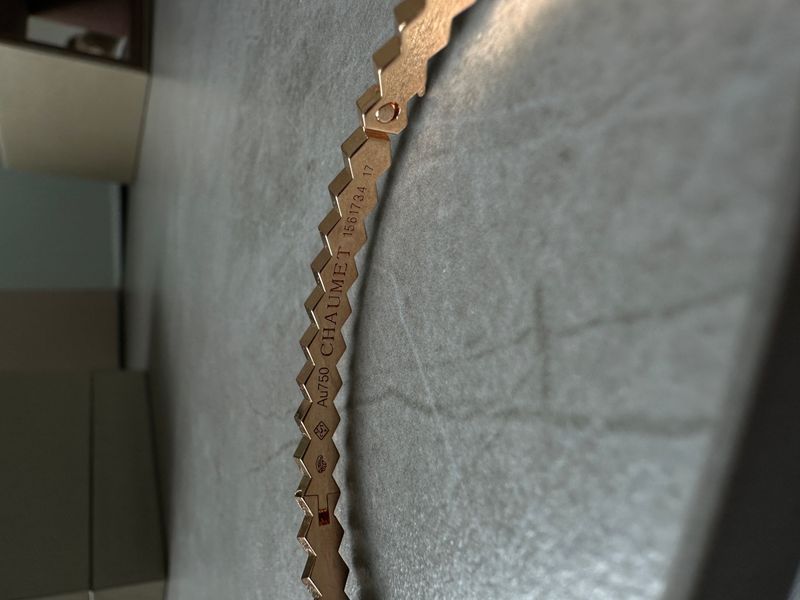 Браслет Chaumet Bee de Bracelet 18K Rose Gold with Diamonds 0502 фото